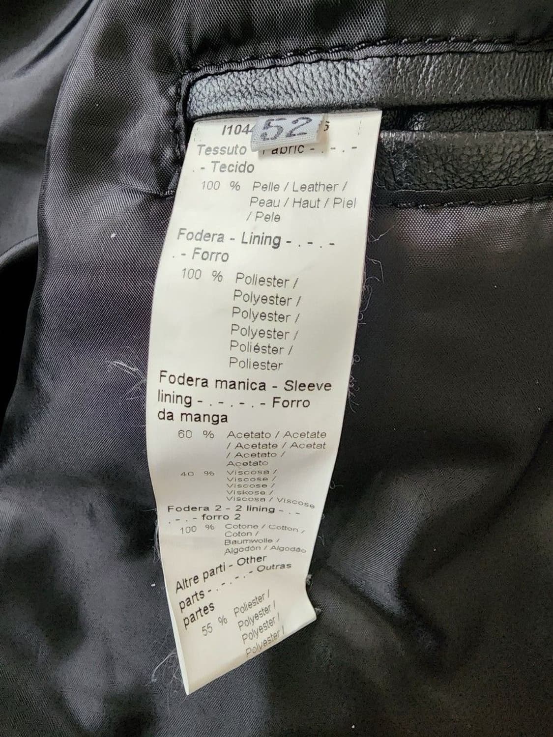 Italy wool docking hooded leather 상품이미지6