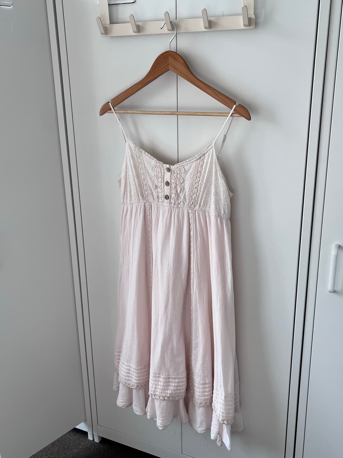 Vintage 펀칭 레이어드 나시 원피스 상품이미지1