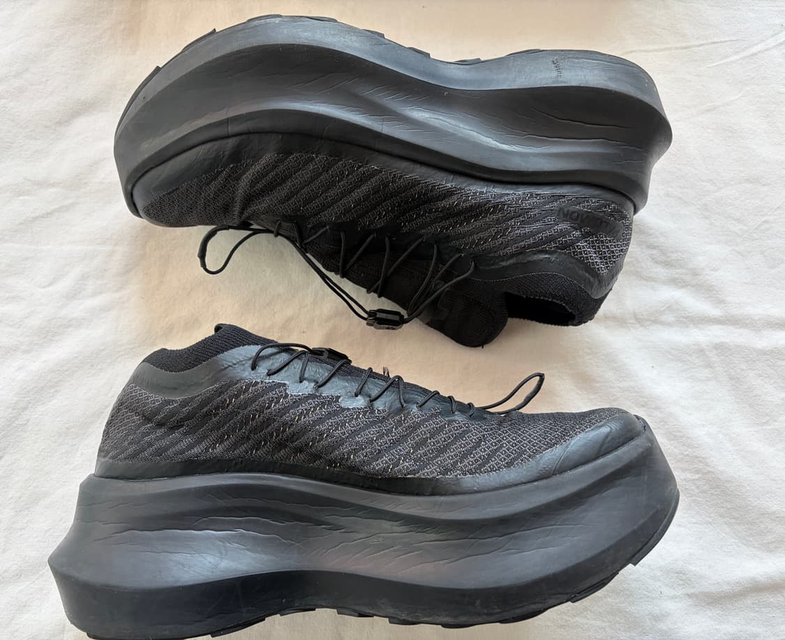 살로몬 x 꼼데가르송 옴므 펄사 플랫폼 블랙 Salomon CDG 상품이미지4