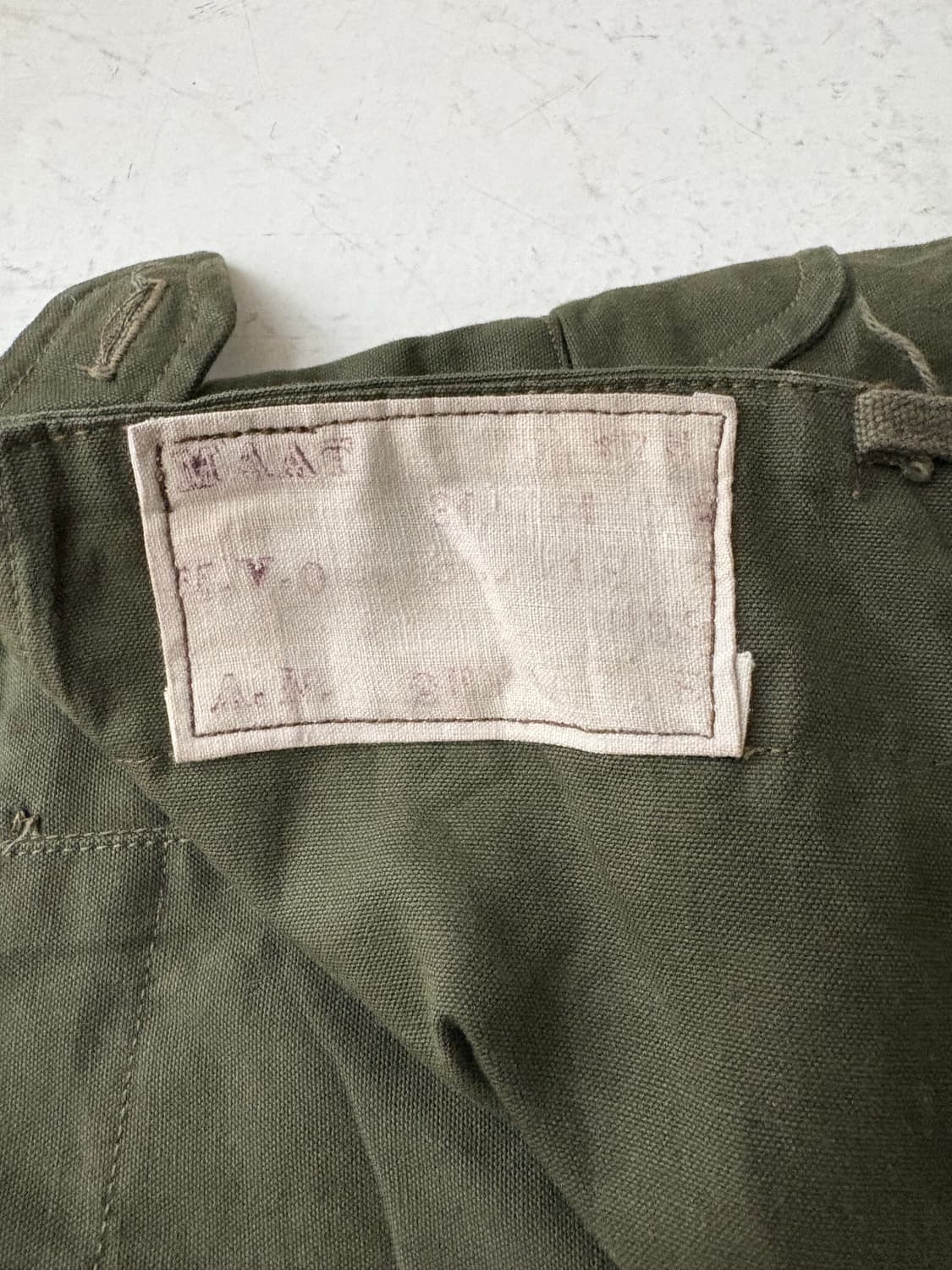 50's Royal Dutch Army Faded Canvas pant 상품이미지8
