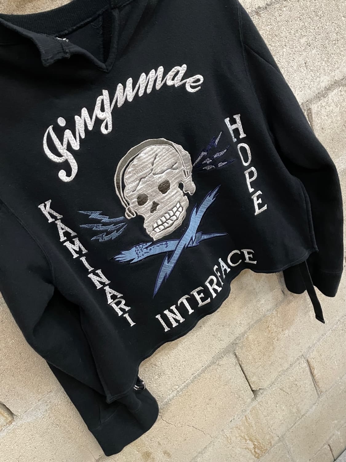 메종 미하라 야스히로 스컬 맨투맨 상품이미지4