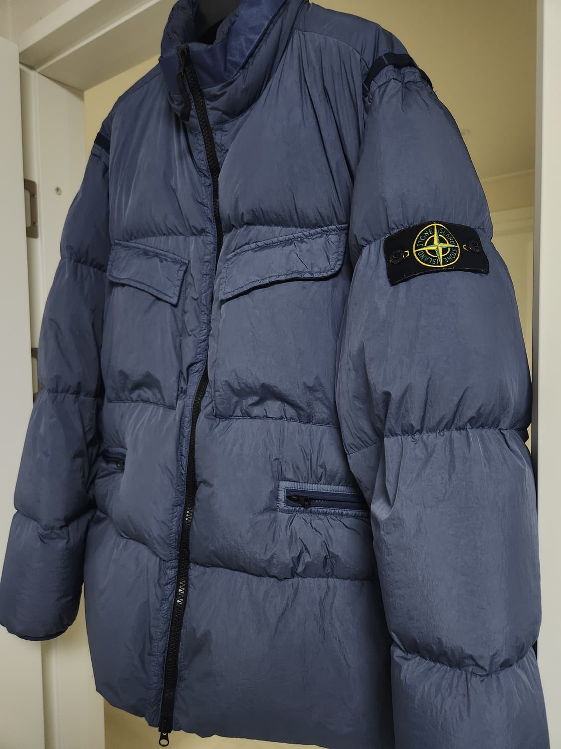 스톤아일랜드 크링클랩스 패딩 블루 3xl 상품이미지1