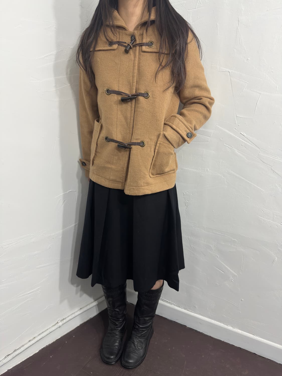 heather duffle hood jacket 상품이미지4