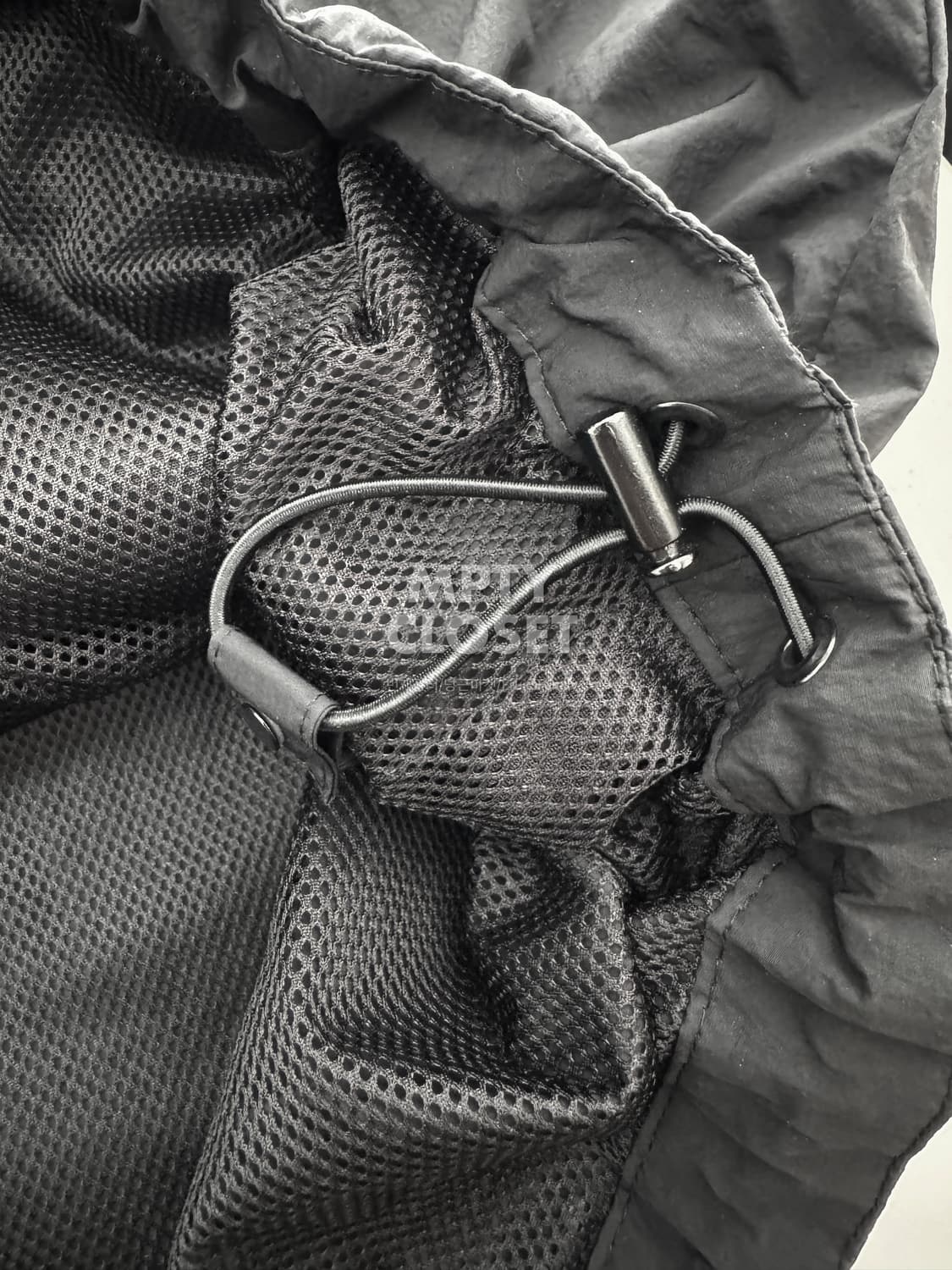 [50] 준지 이중 하이넥 아웃포켓 나일론 99 점퍼 쉘파카 블랙 상품이미지9