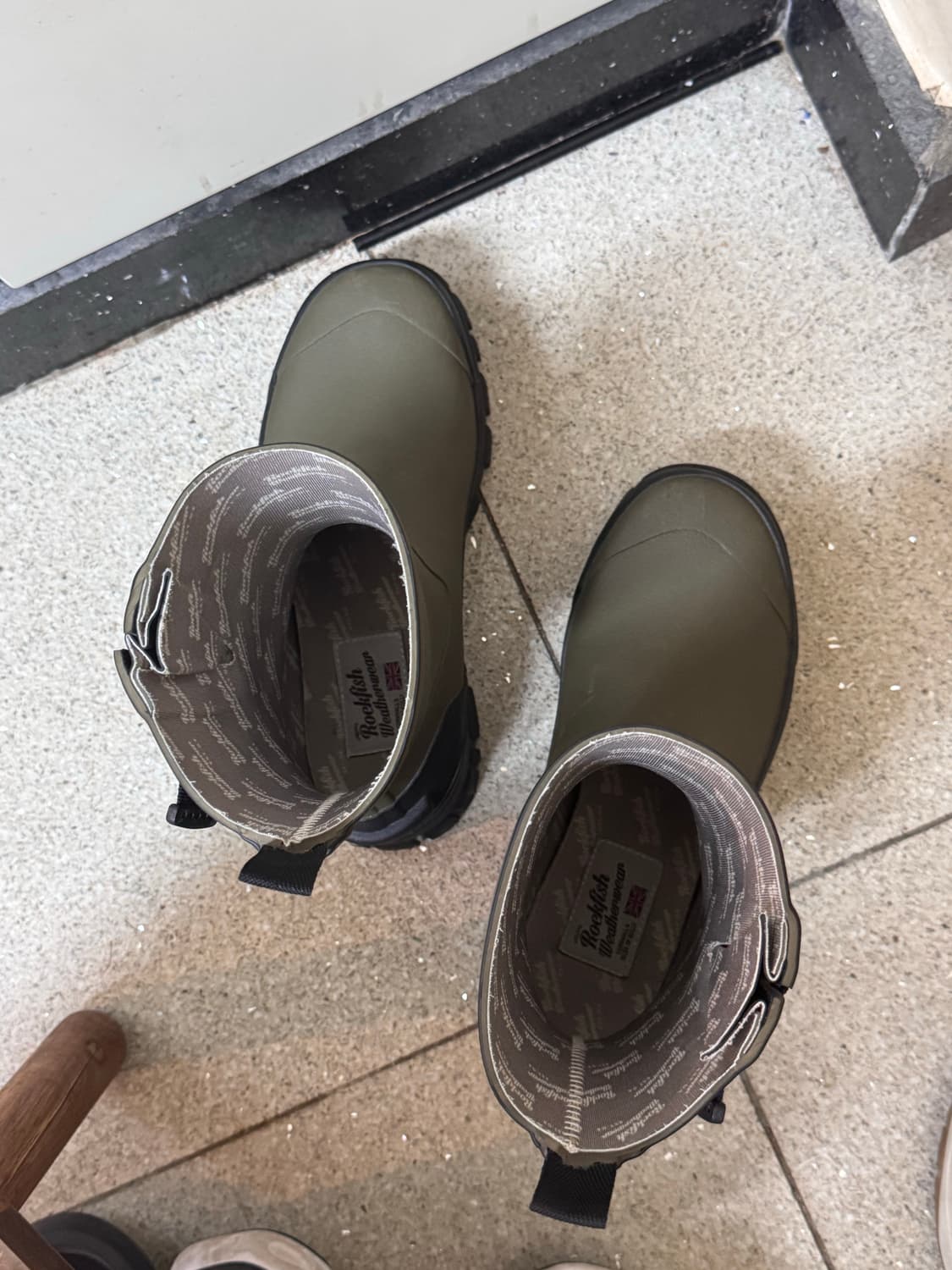 락피쉬웨더웨어 플랫폼 레인부츠 올리브 235 상품이미지5