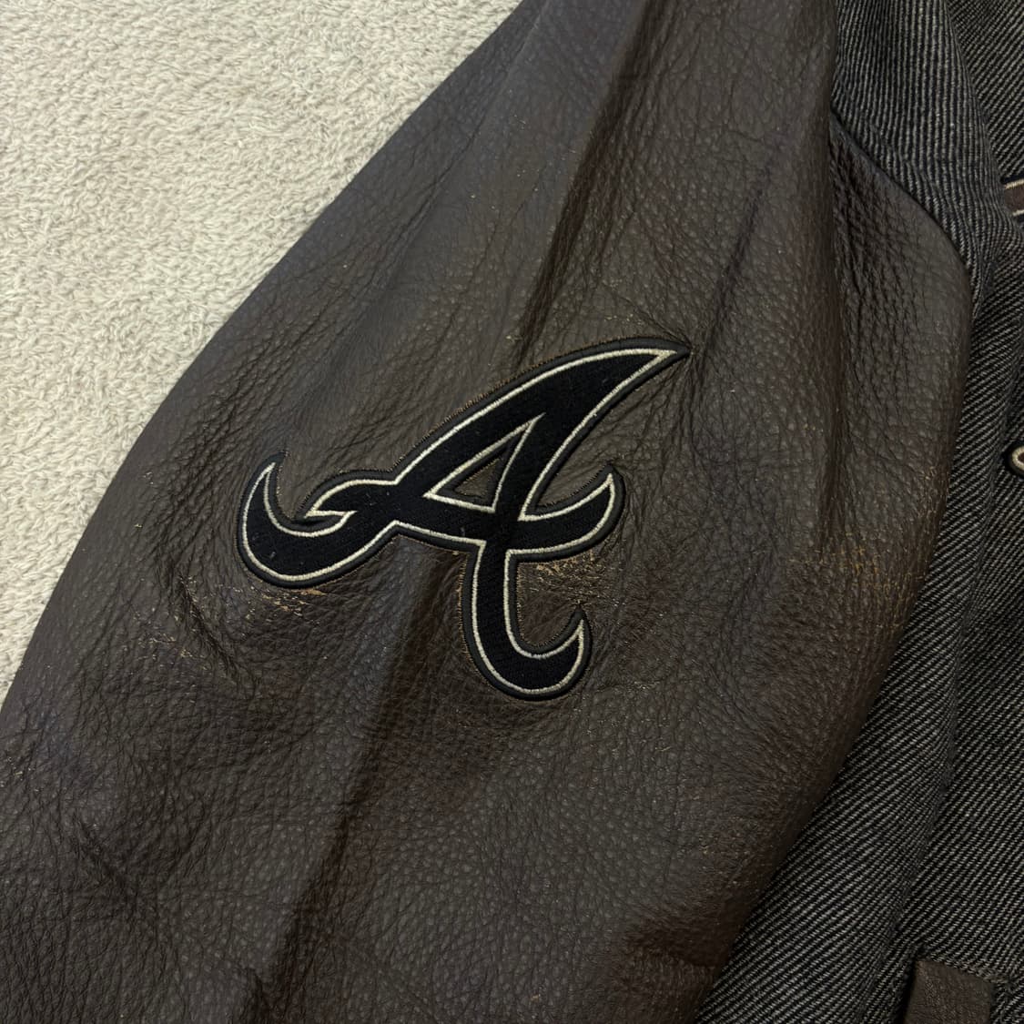 MLB 브레이브스 쿠퍼스타운 바시티 자켓 상품이미지4