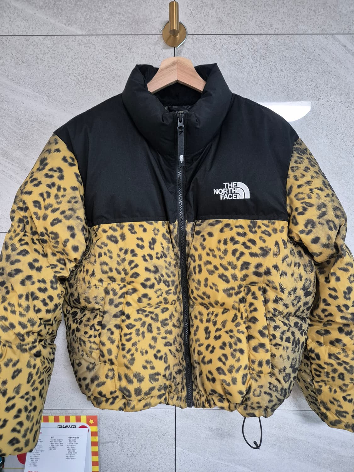 노스페이스 화이트라벨 노벨티 눕시 다운패딩 레오파드L 95 상품이미지1