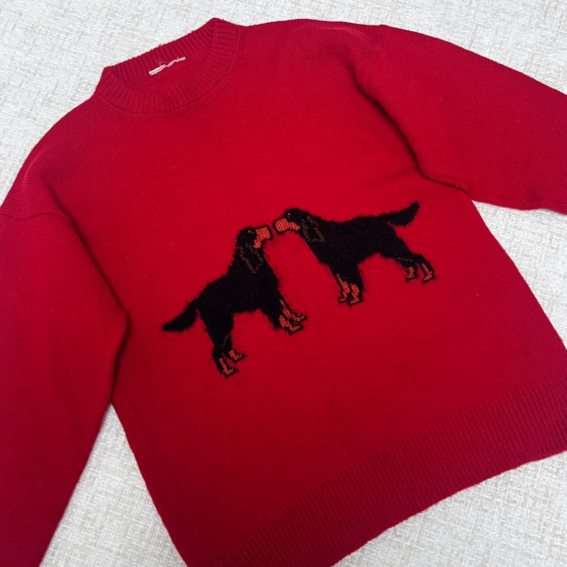 강아지 울 니트 스웨터 상품이미지2