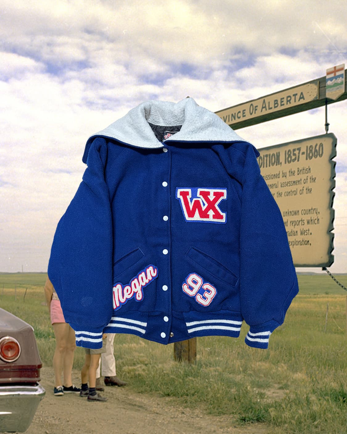 90s USA 세일러 바시티 자켓 상품이미지3