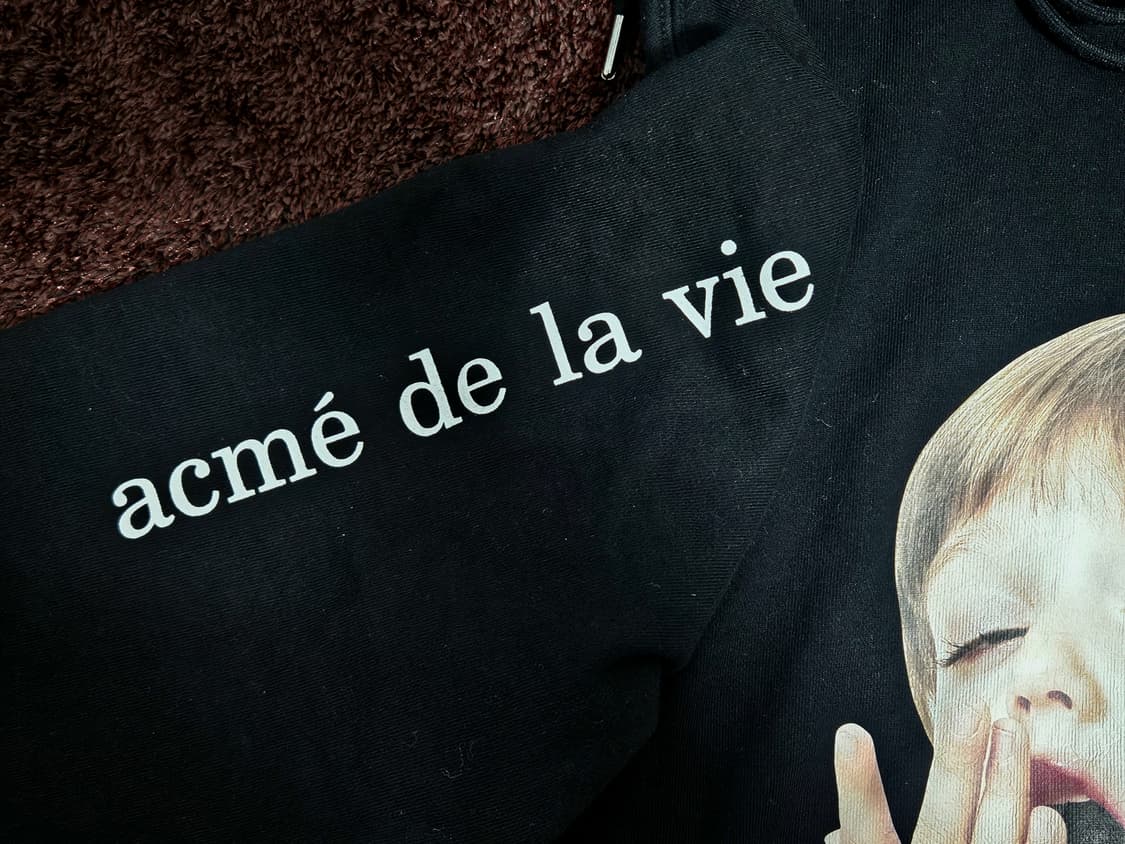 아크메드라비 ADLV 블랙 후드티 2 사이즈 상품이미지4