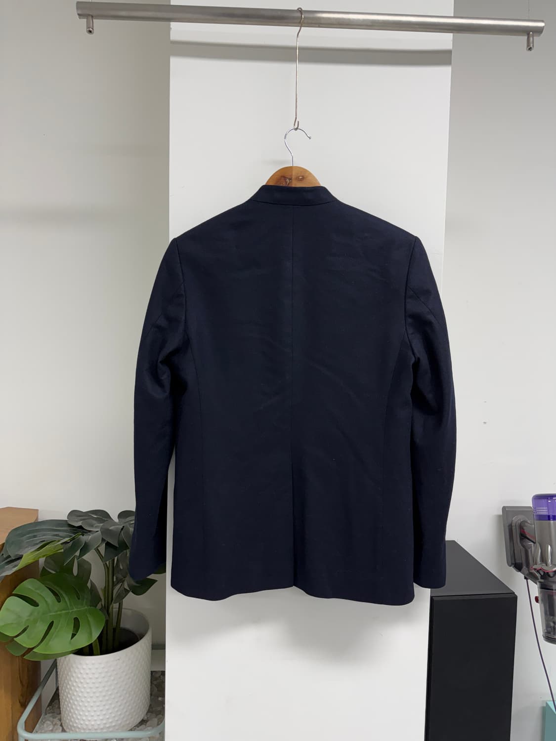 COS 코스 네이비 울 캐시미어 카라리스 자켓 상품이미지2