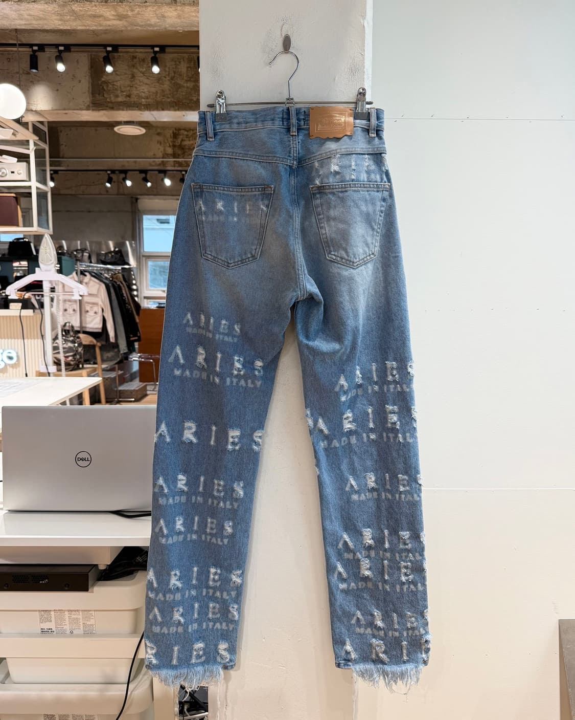 에리즈 데님 디스트로이드 팬츠  상품이미지5