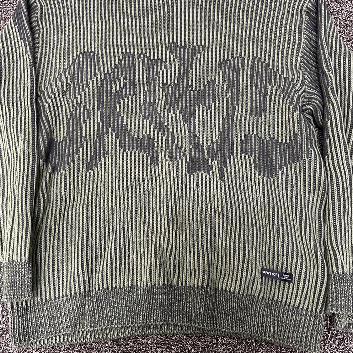 CRITIC 크리틱 니트 긴팔 카키 L 상품이미지4