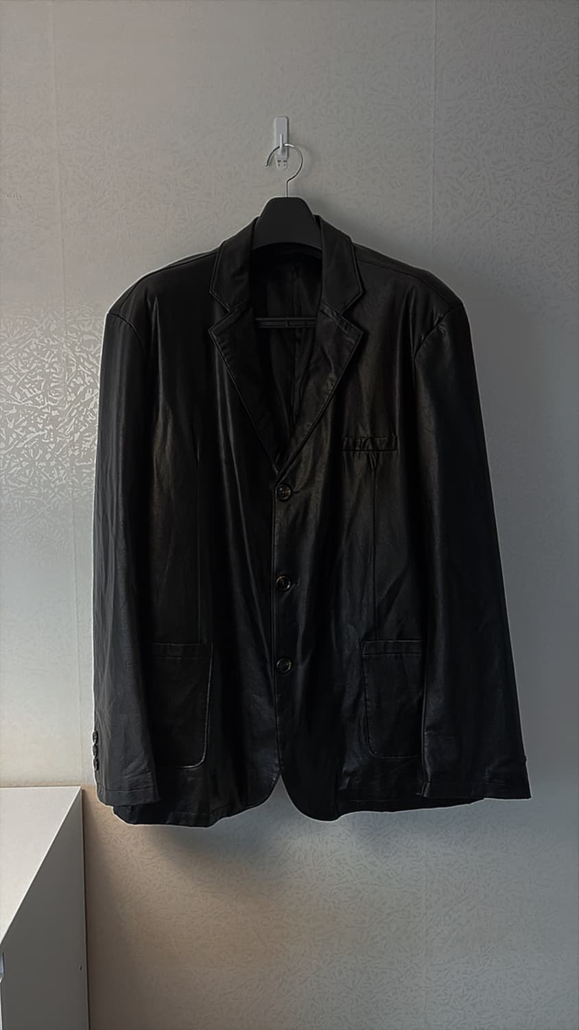 Faux leather blazer 상품이미지1