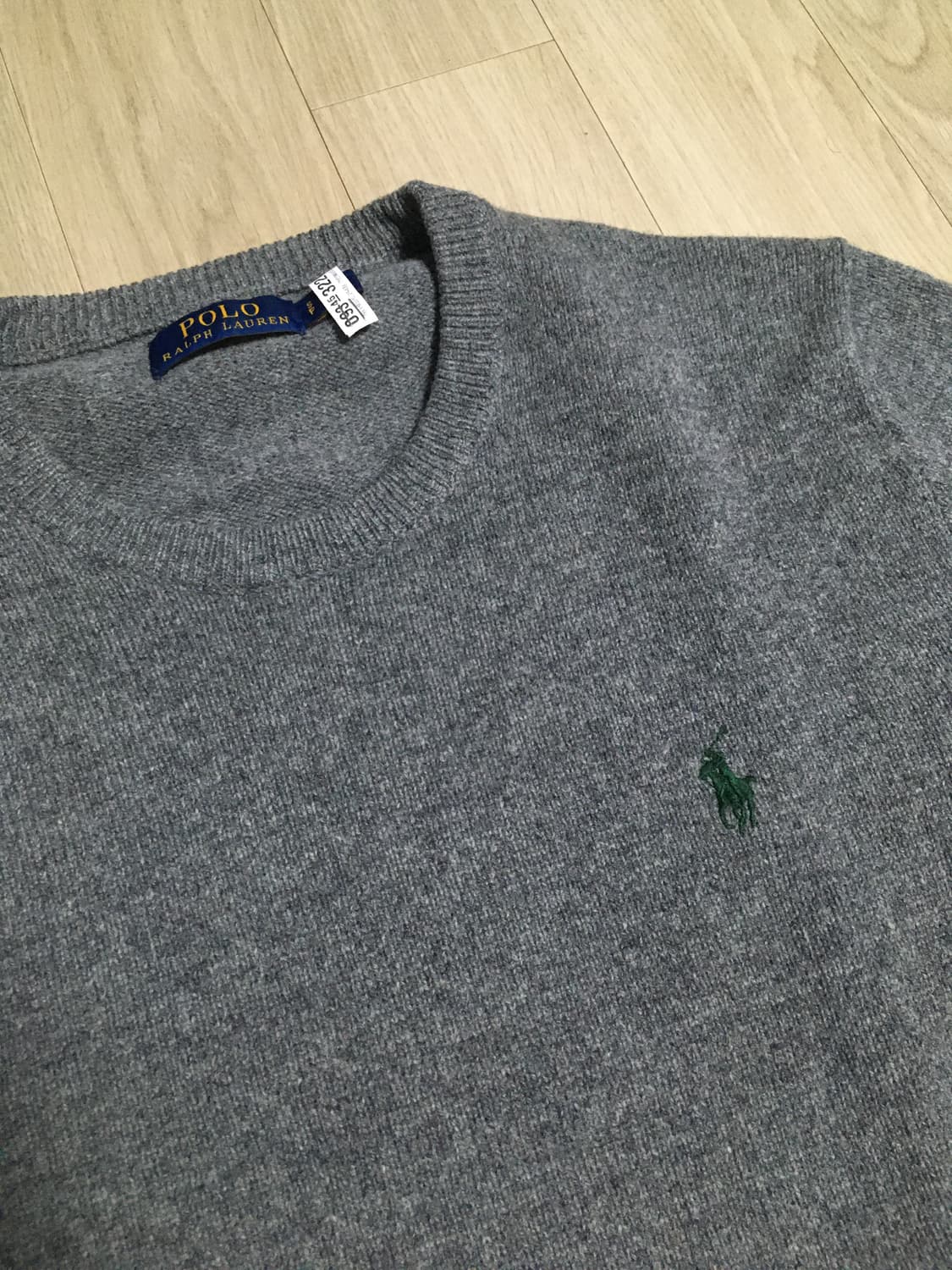 폴로 랄프로렌 울 100 그레이 니트(s) 상품이미지1