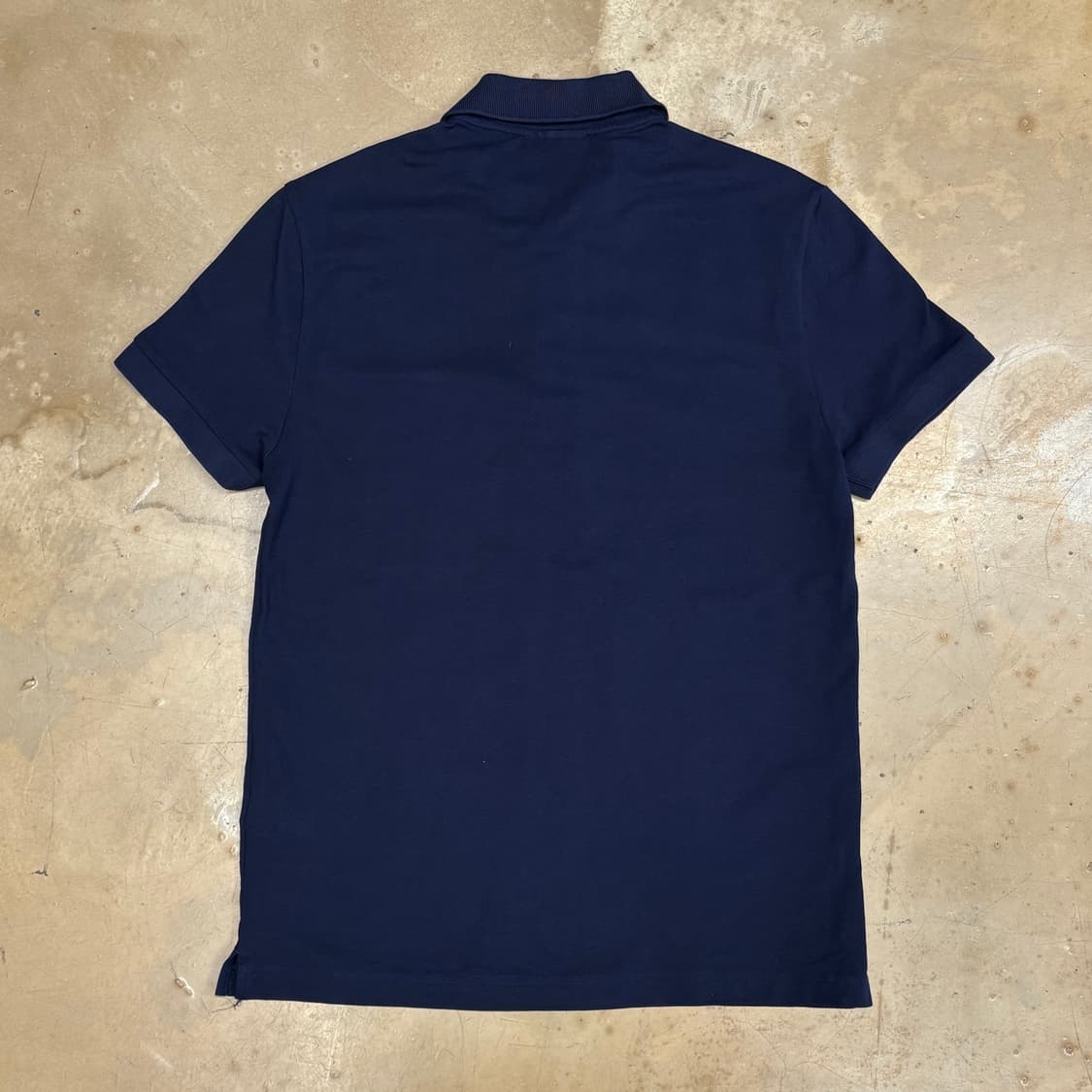 M 라코스테 네이비 카라 반팔 티셔츠 상품이미지3