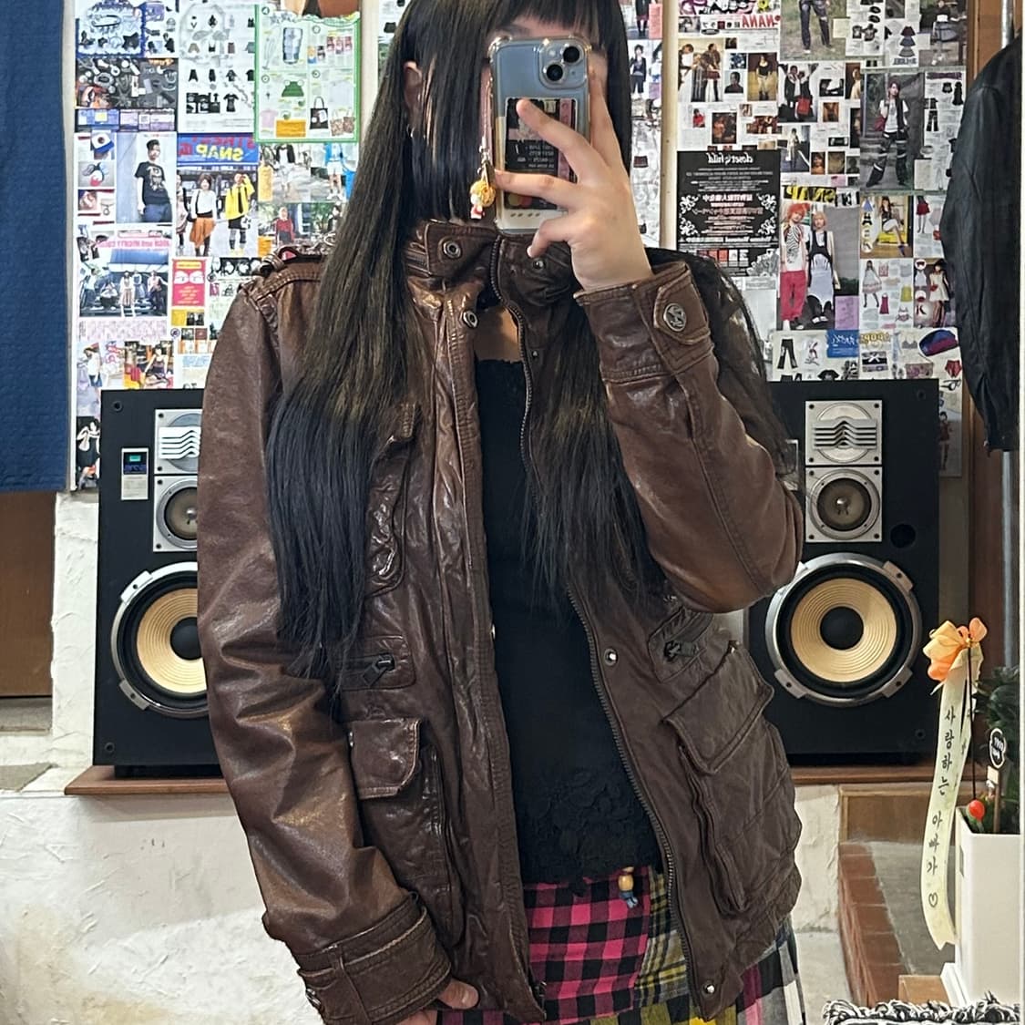 버커루 브라운 멀티포켓 양가죽 자켓 상품이미지2