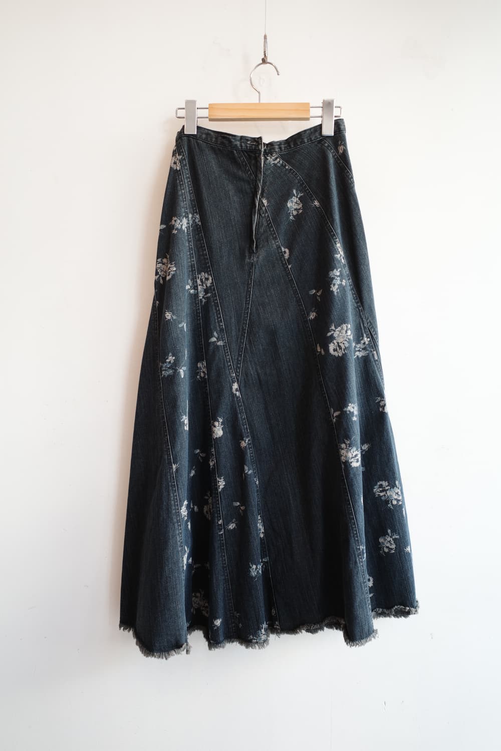 Japan brand 패턴 데님 롱 스커트 (24인치) 상품이미지6