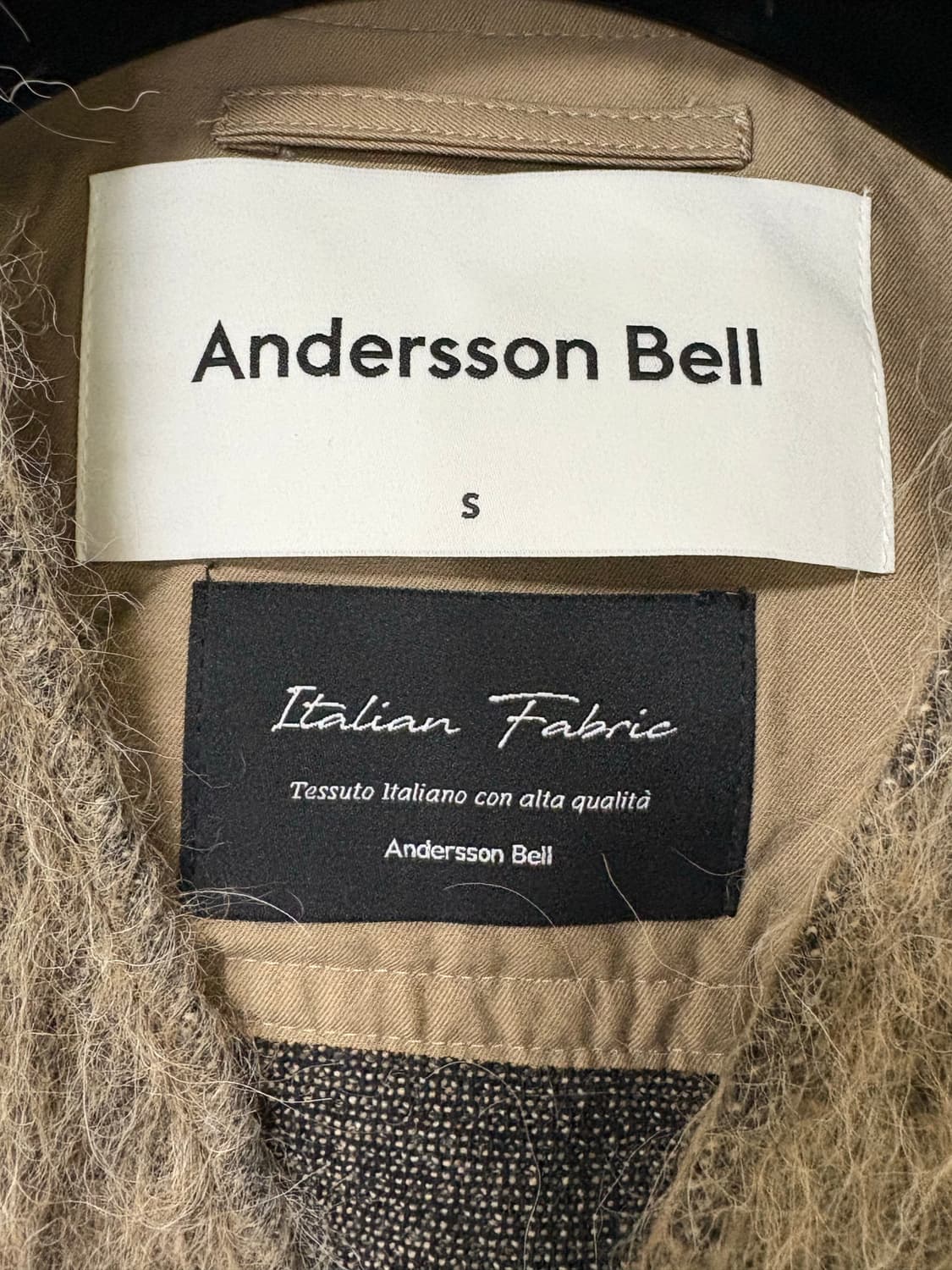 [S] 앤더슨벨 노마드 샤기 알파카 자켓 상품이미지6