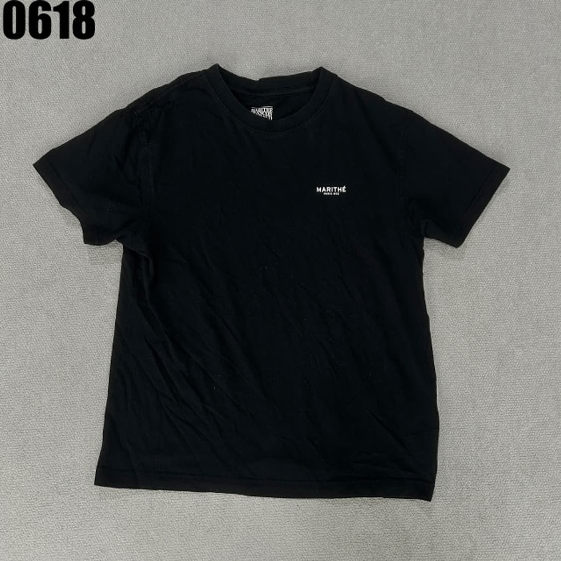 마리떼프랑소와 블랙 반팔티 상품이미지1