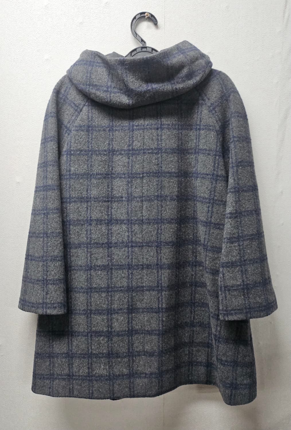 앤디스클라인  체크 울 알파카 코트  M 상품이미지3
