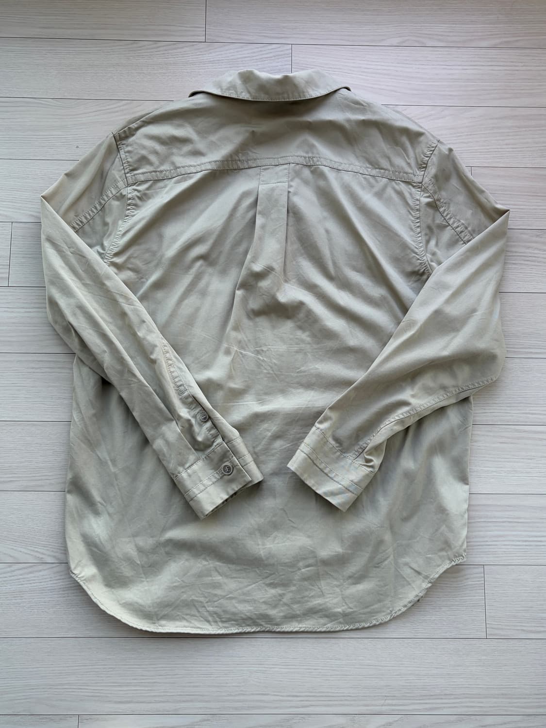 COS 코스 릴렉스드 코튼 오버핏 셔츠 S (100) 상품이미지2