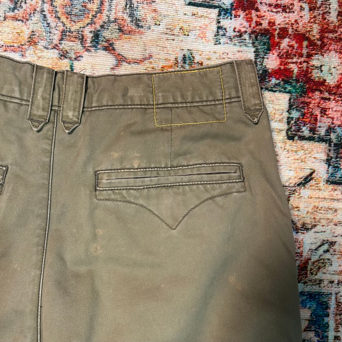 [31] 00s 리바이스 실버탭 올리브 코튼 팬츠  상품이미지7
