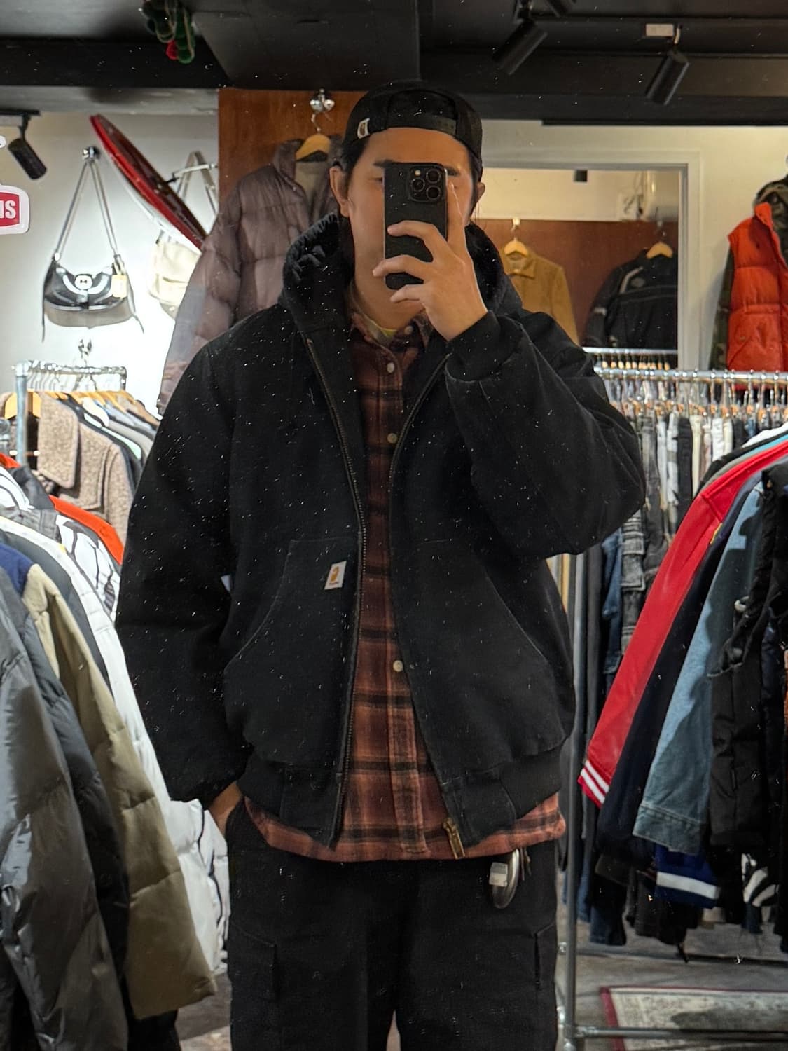 칼하트 덕액티브 자켓 빈티지 USA J140BLK XL 상품이미지1