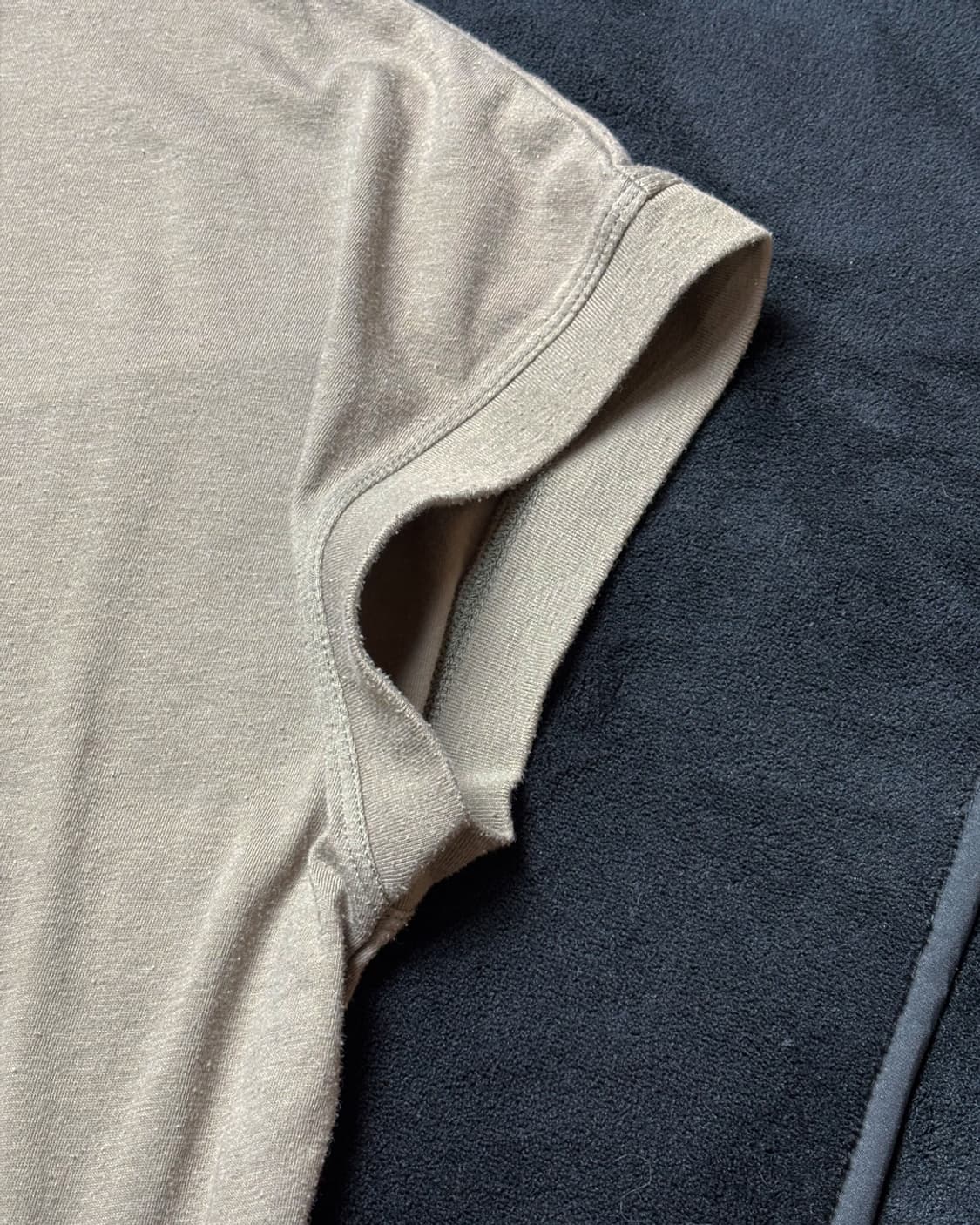 일본빈티지 브라운 나시형 티셔츠 상품이미지4