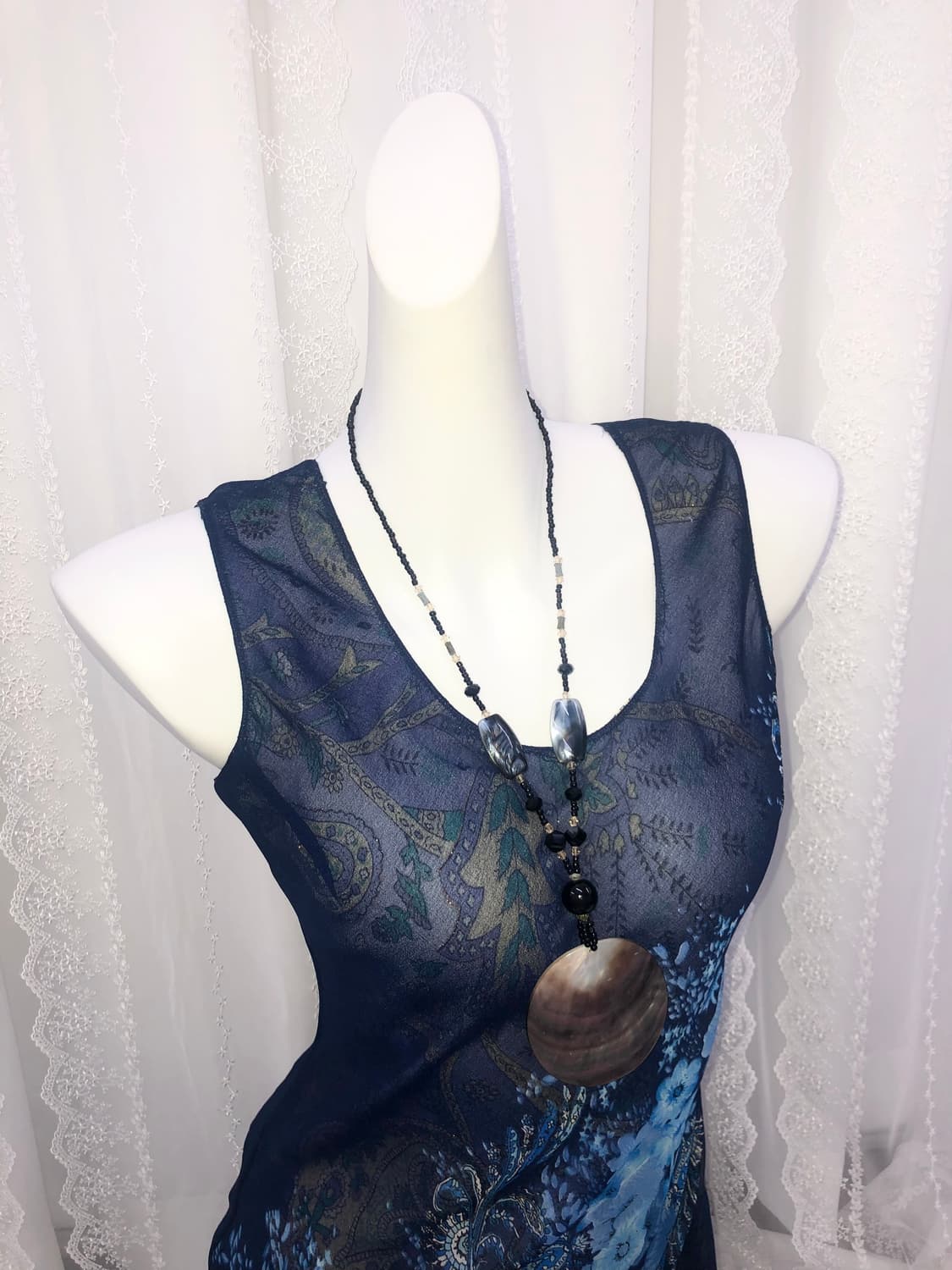 mother-of-pearl necklace 상품이미지1