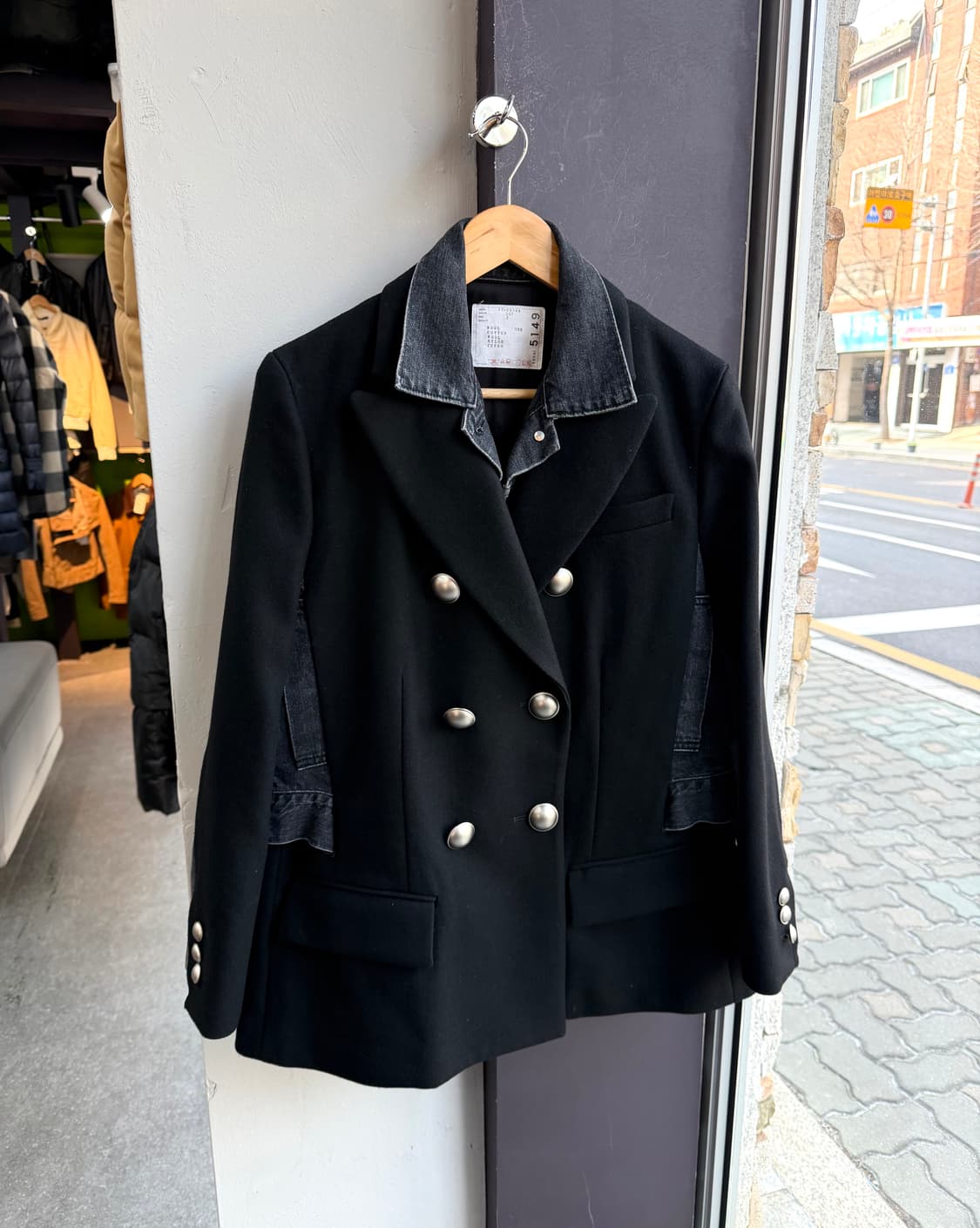 2/ 사카이 데님 도킹 데미지 더블자켓 상품이미지2