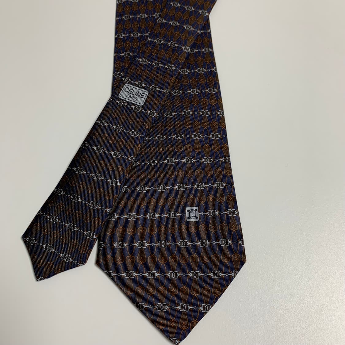 셀린느(CELINE) 기하학적패턴 명품넥타이 최상급 A+ 8.5cm 상품이미지4