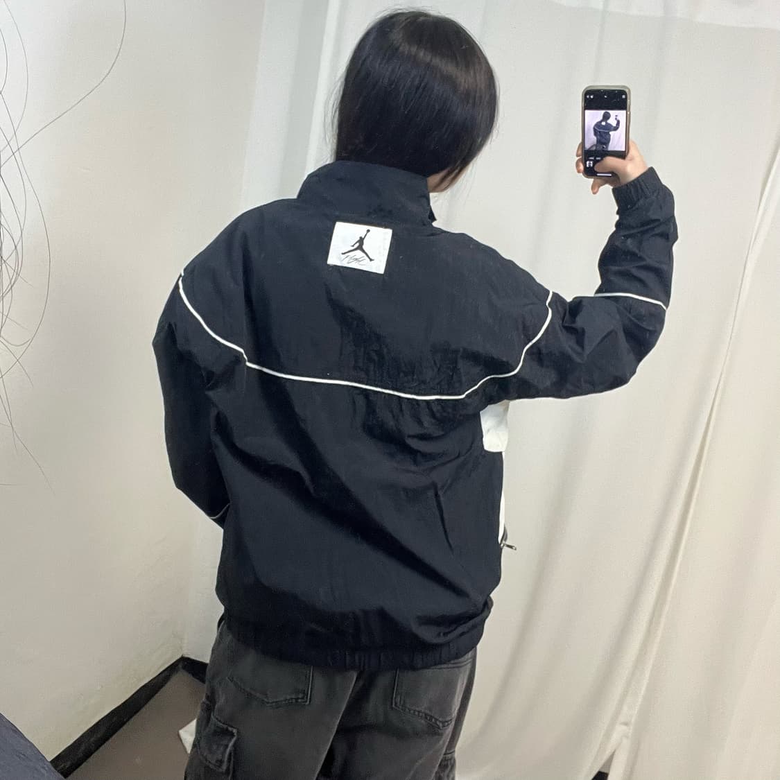 Jordan black windbreaker 상품이미지4