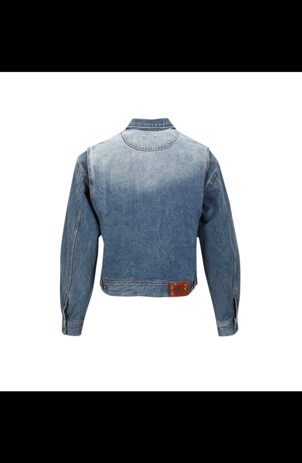 앤더슨벨 웨이브 데님 봄버 자켓 M 상품이미지3