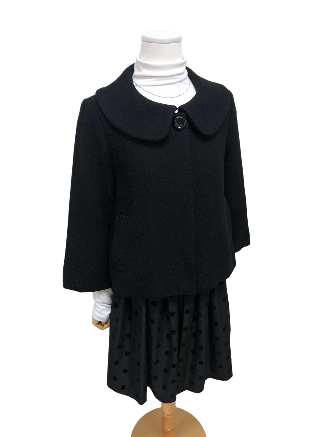 Te chichi 테치치 블랙 숏 코트 상품이미지5