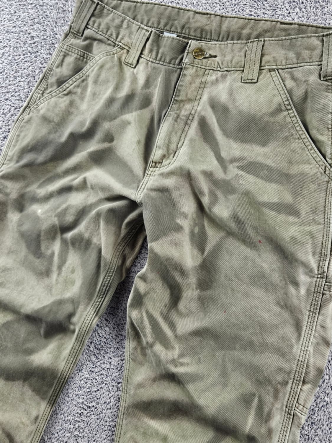 칼하트 다잉 커스텀 카펜터 워크 팬츠 ( 33X32 ) / 11053 상품이미지5