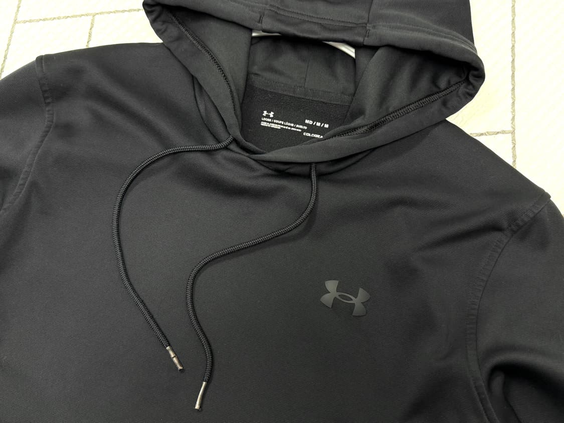 공용 M / 언더아머 기모 후드티 블랙 상품이미지3