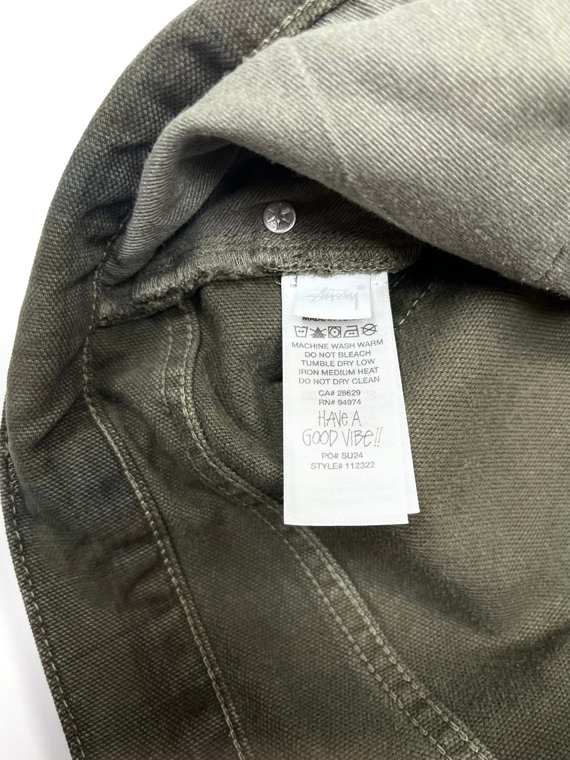 스투시 캔버스 플레이드 빅 올 쇼츠 상품이미지8