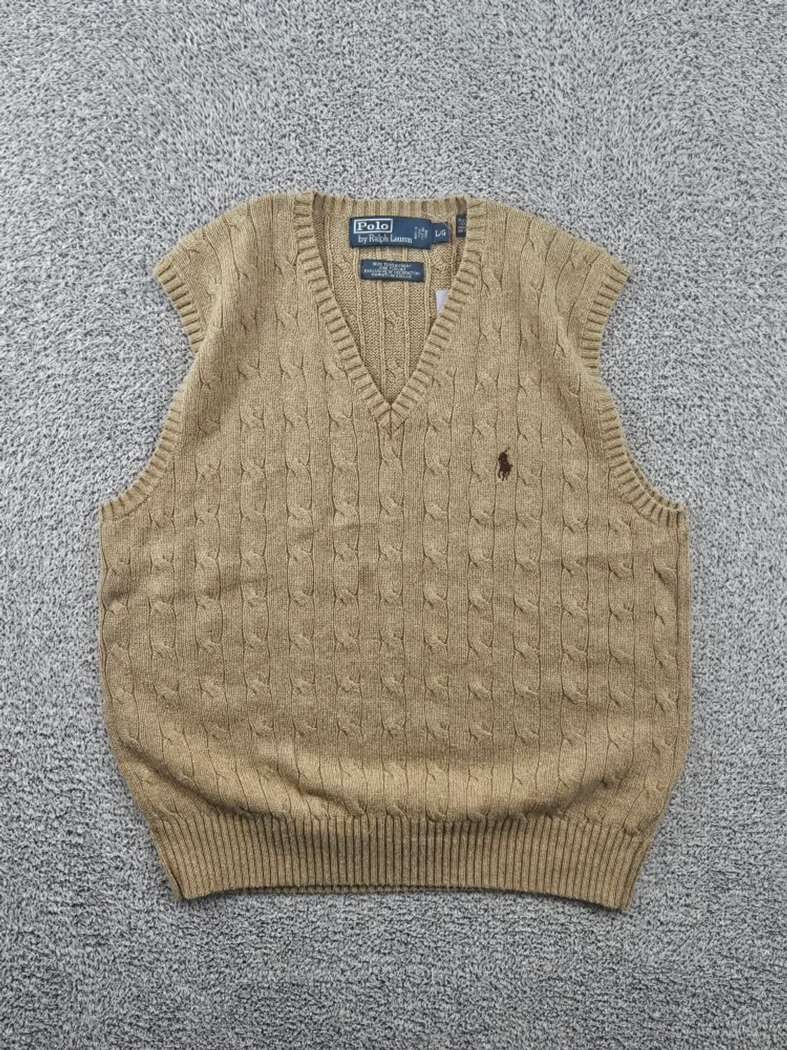 폴로랄프로렌 터사 실크 케이블 니트 베스트 ( L ) / 11599 상품이미지1