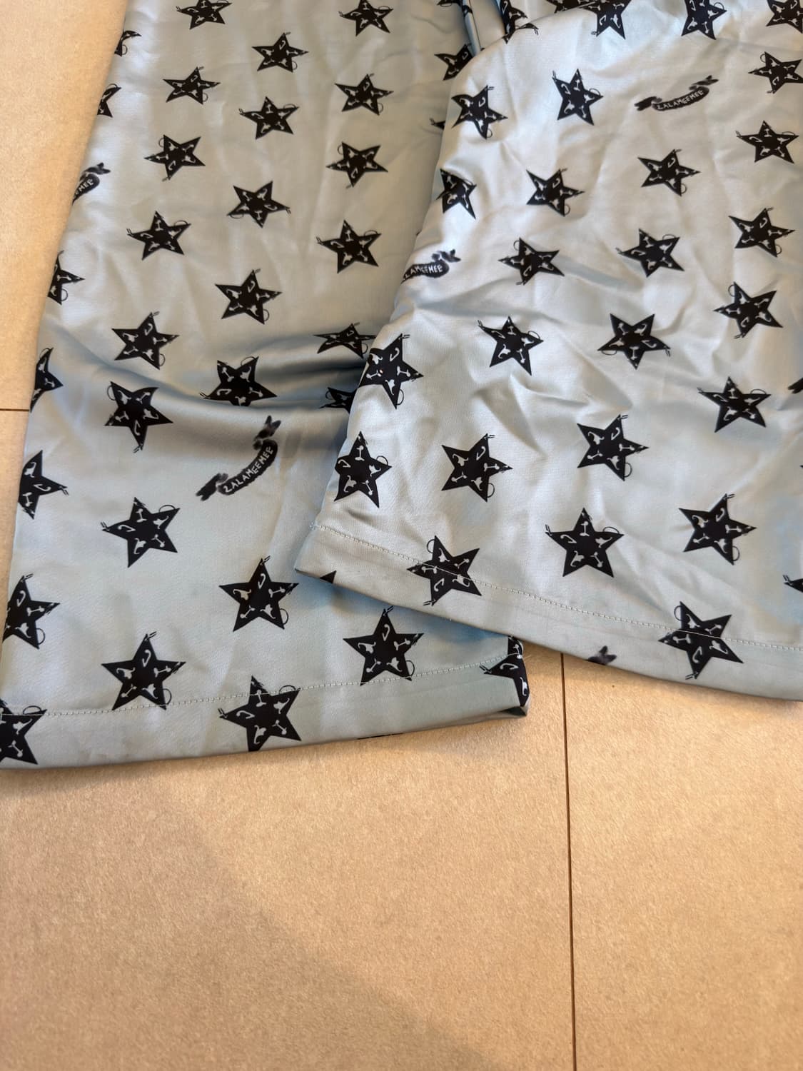 lalameemee star charm satin pants 상품이미지3