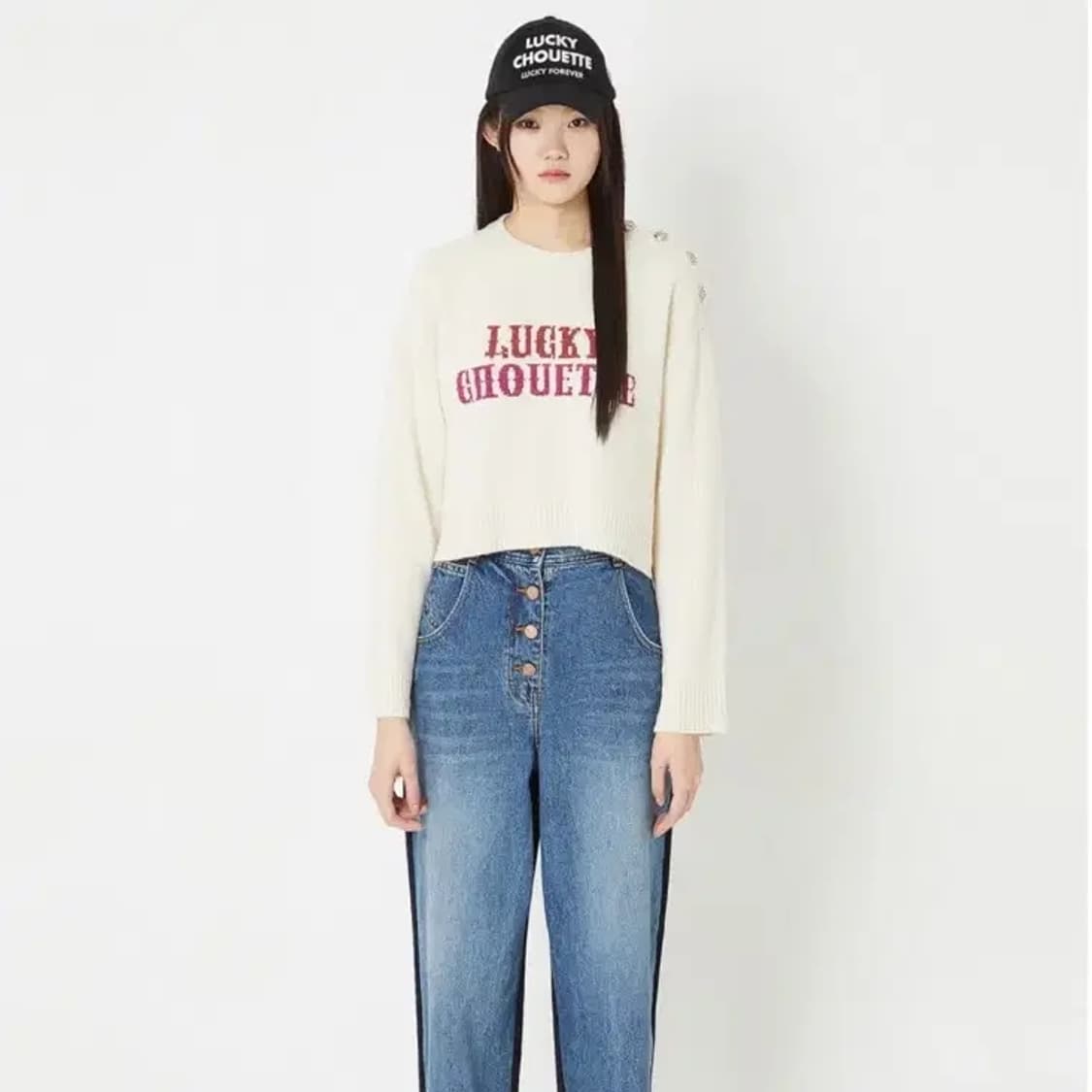 럭키슈에뜨 캐시미어 혼방 니트 상품이미지10