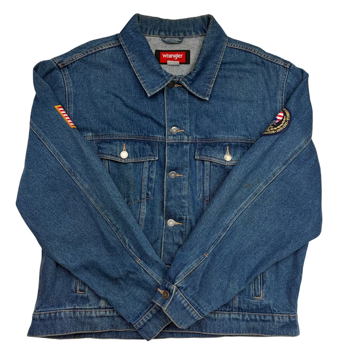 랭글러 빅 와펜 패치 데님 자켓 XL 상품이미지4