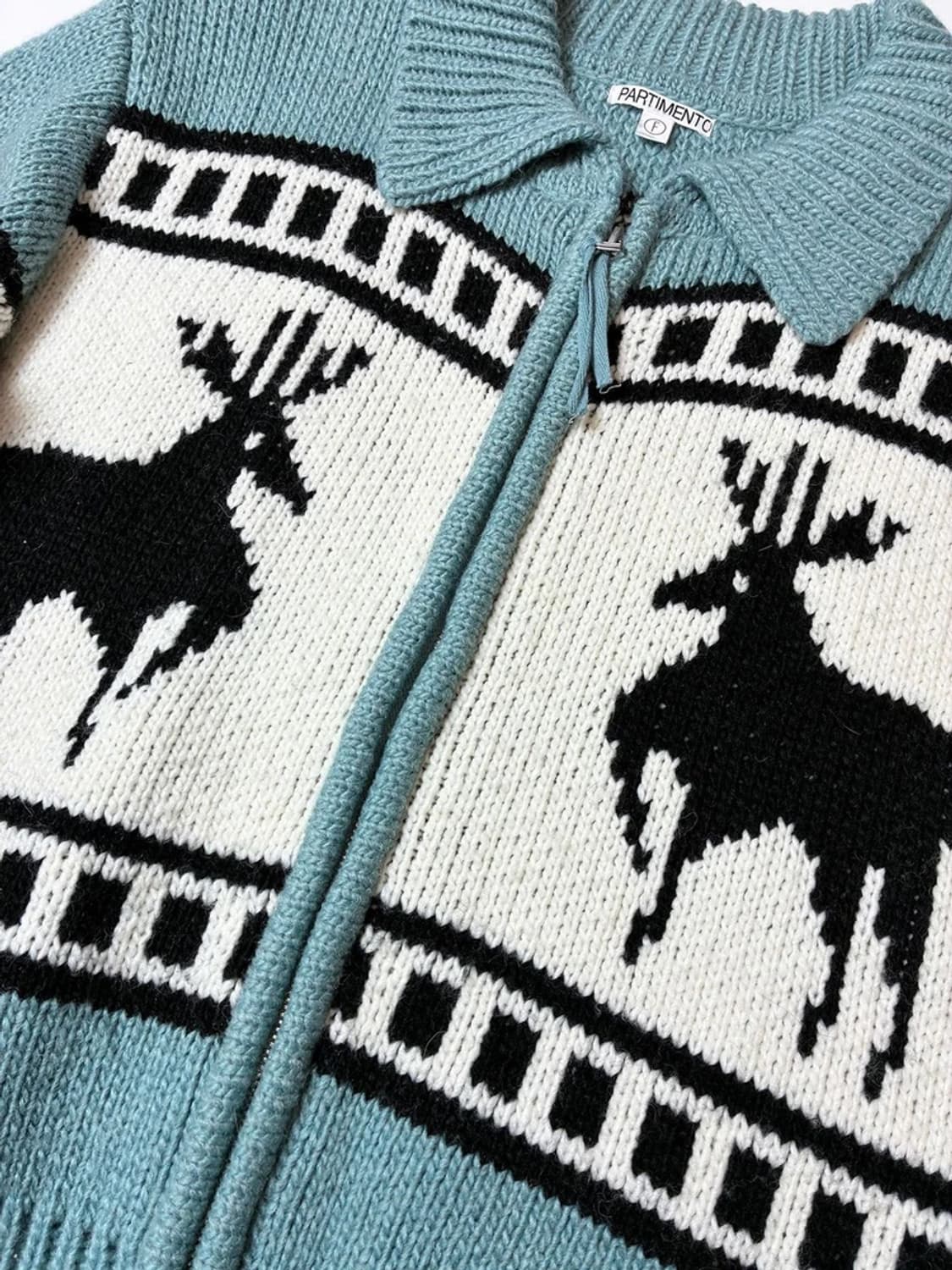 파르티멘토 22FW 코위찬 니트 집업 가디건 PN8107 상품이미지4