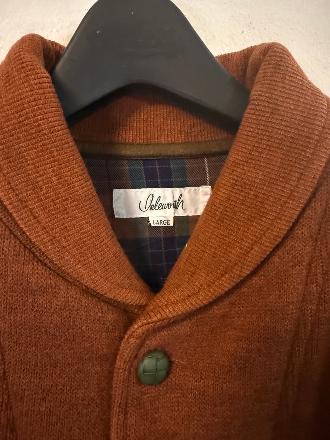 Veleworth Japan Shawl Knit Sweat L 상품이미지2