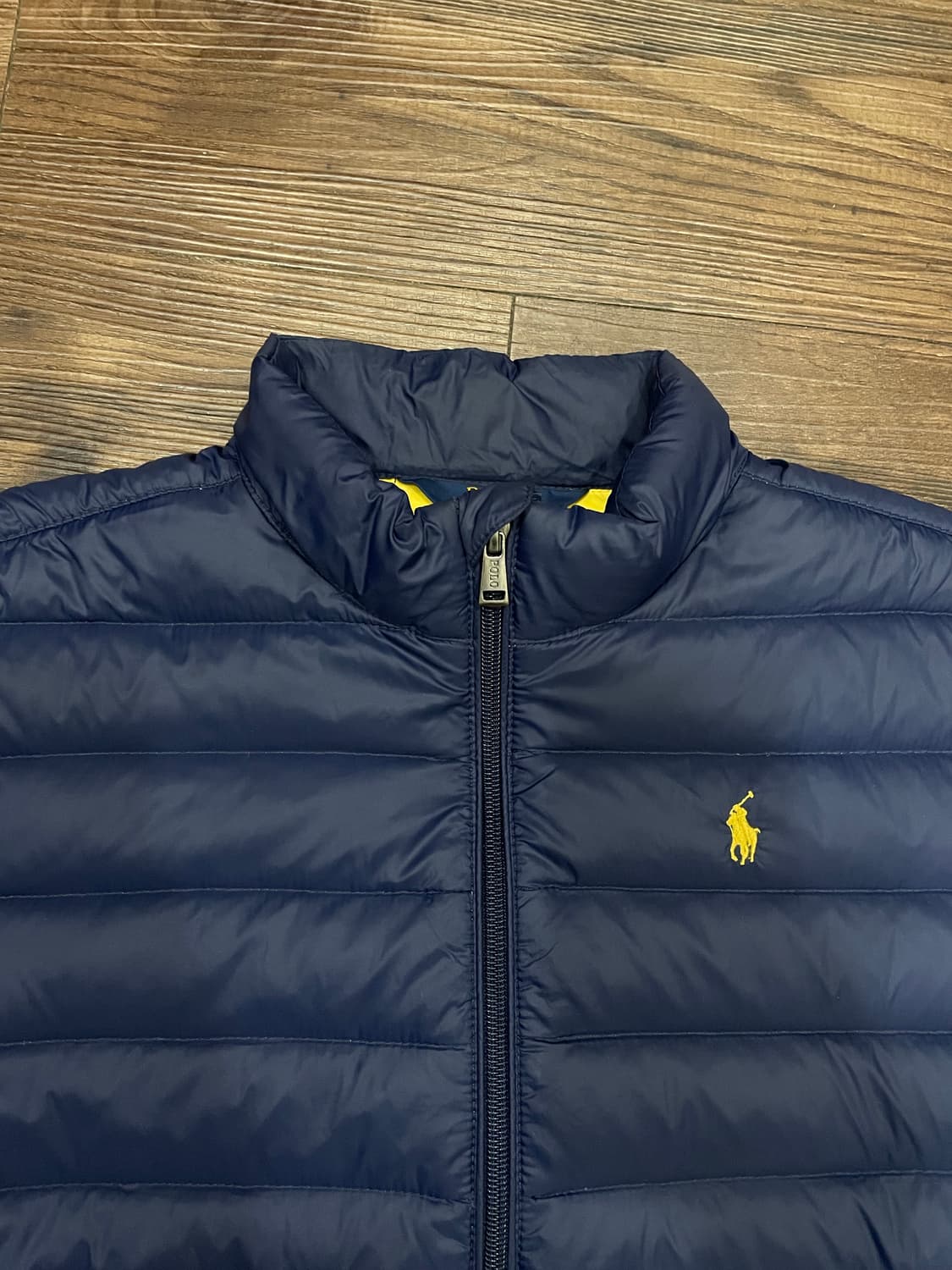 폴로 랄프로렌 다운 푸퍼 패딩 자켓 네이비 상품이미지2