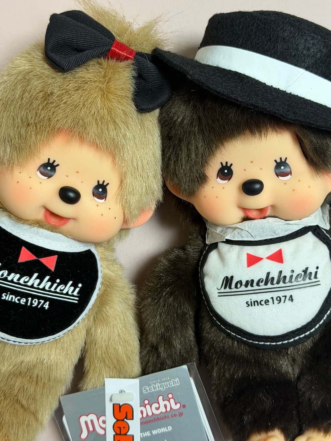 고전 몬치치/블랙 중절모 블론드 나비넥타이 커플 세트 상품이미지2