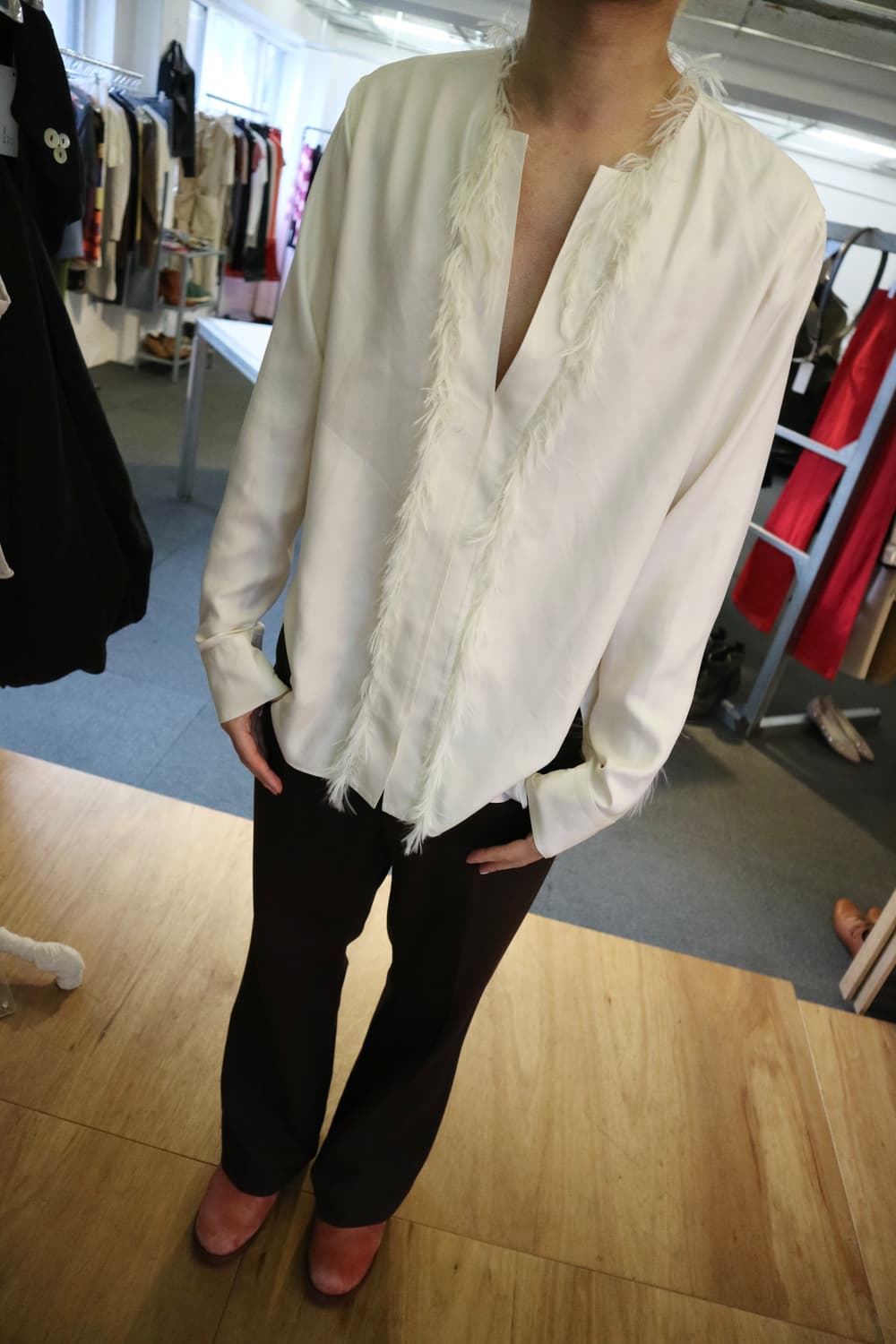 Helmut Lang fur sleeve 상품이미지5