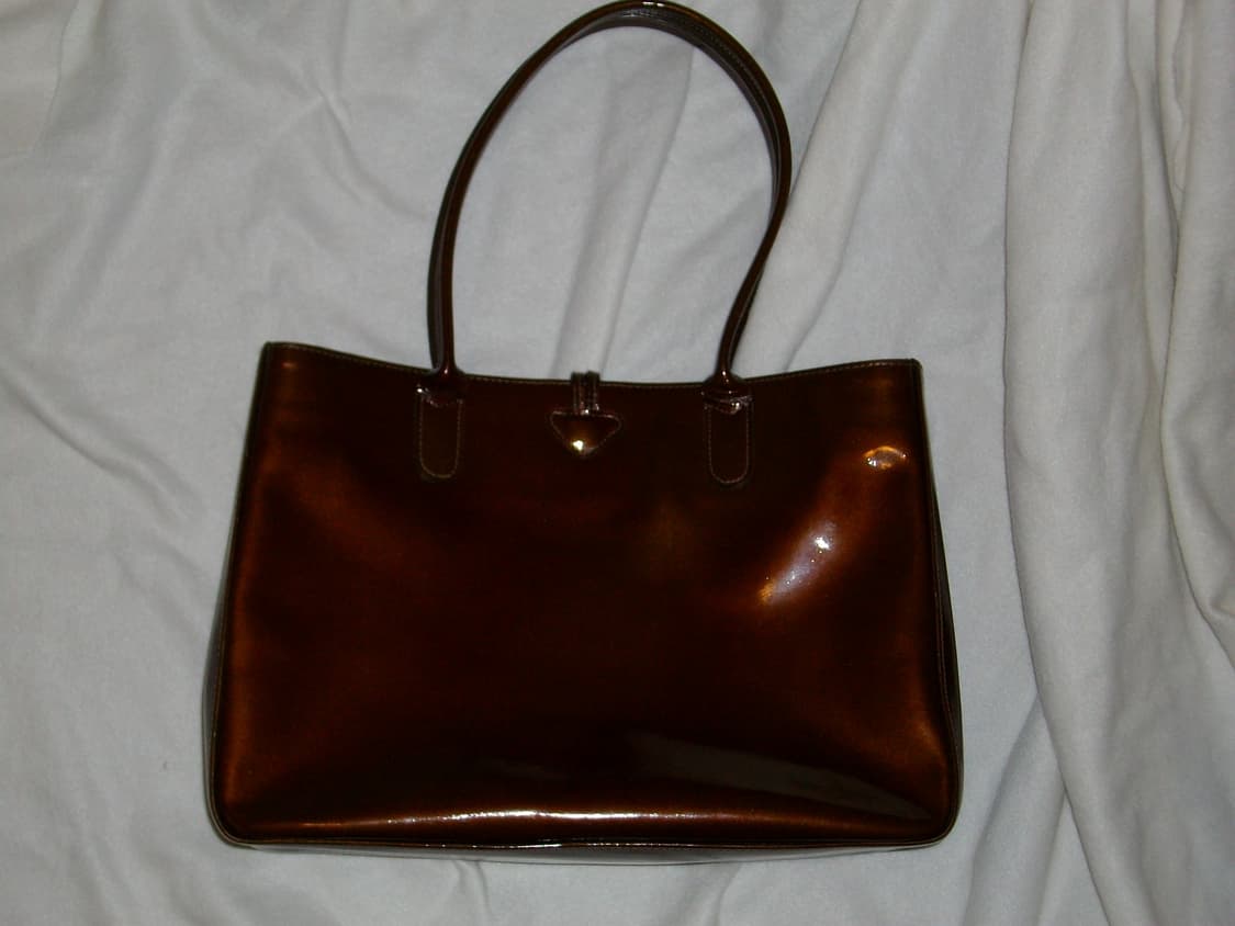 롱샴 브라운 레더 핸드백 상품이미지4