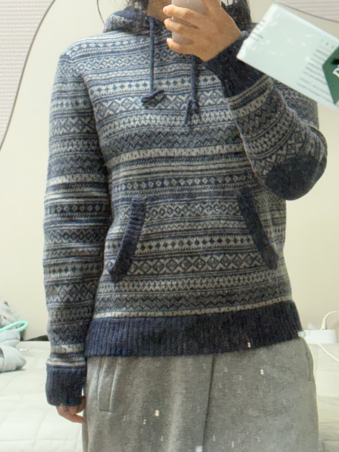 캐피탈깔 올드갭 빈티지 후드니트 상품이미지5