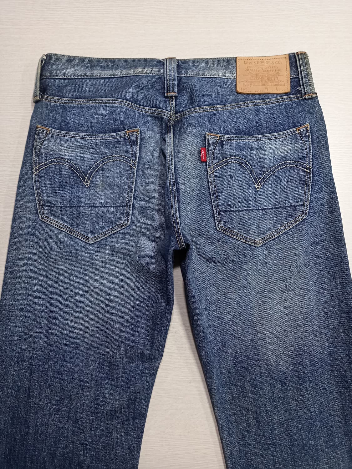 32 리바이스523 워싱 일자 배색진 32-332 상품이미지4